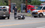 Motorcycle, Pickup Collide On Rt. 8