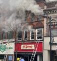 Four Alarm Fire at Sir Speedy Building in Downtown Butler